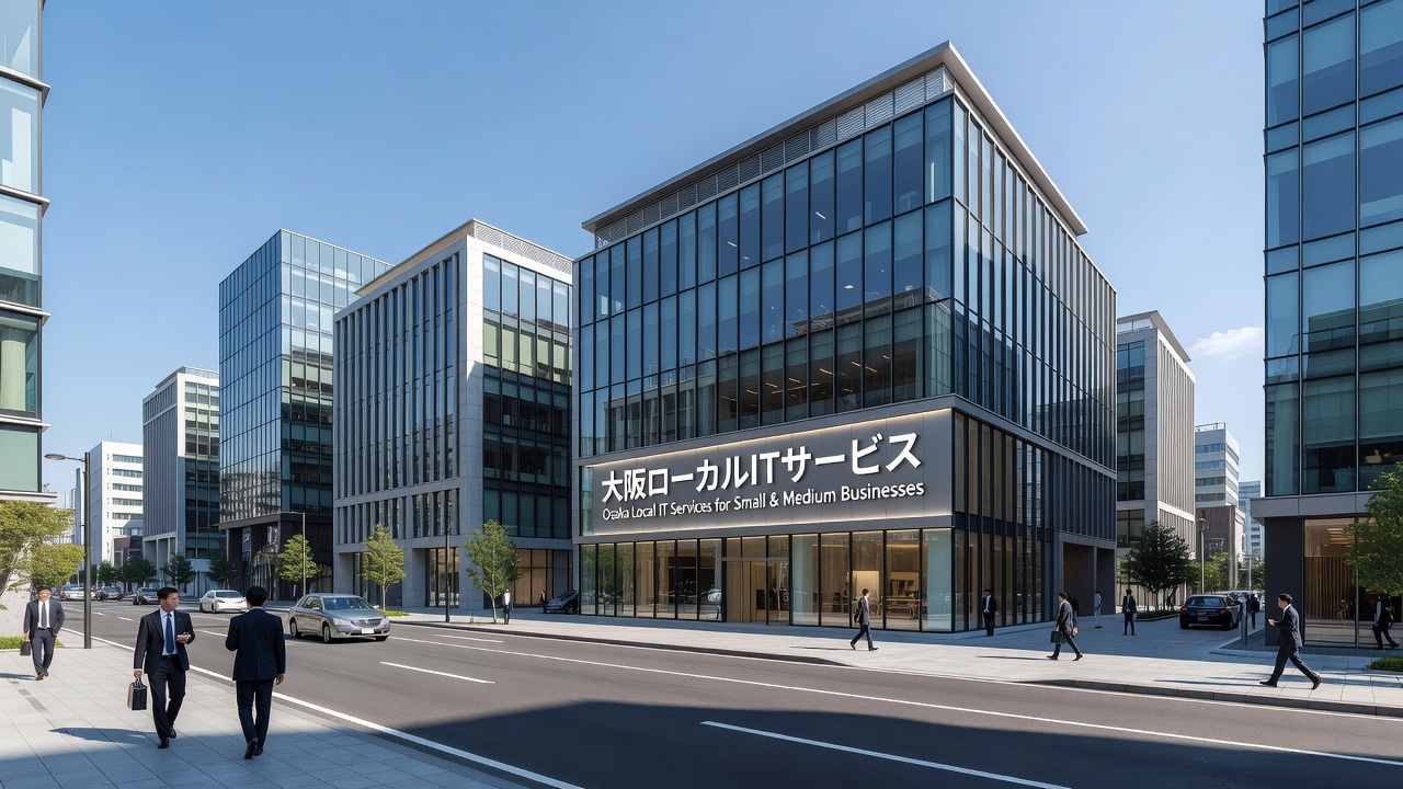 大阪ビジネス地区の景観